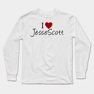 I Love Jesse Scott Long Sleeve T-Shirt